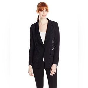 Rebecca Taylor La vie Lace blazer size 6‎ black